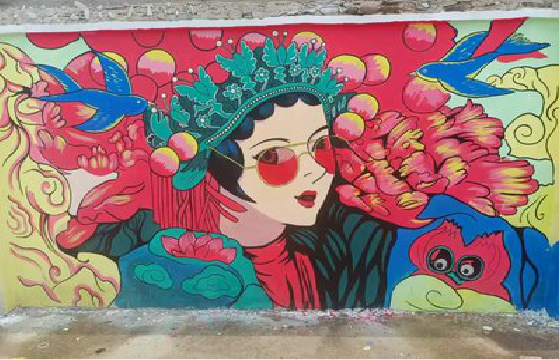 广水墙体彩绘-网红墙