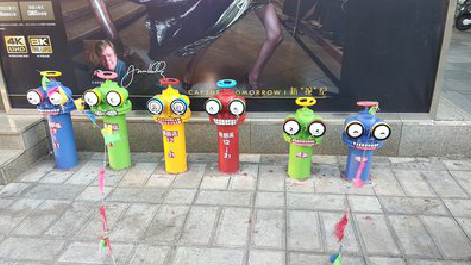 广水商业区彩绘