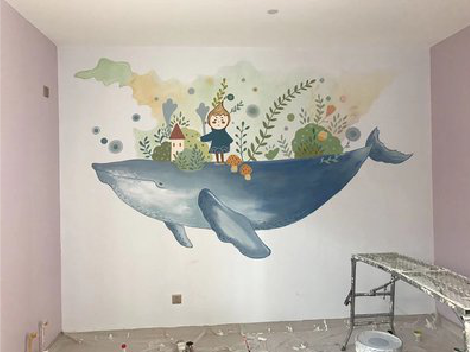 广水手绘墙的特点及优势。